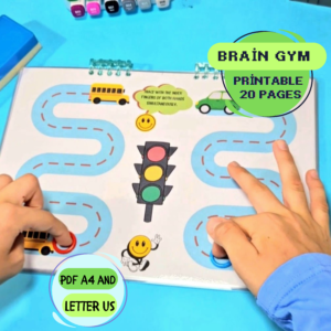 Brain Gym for Kids Worksheets (Ages 3-6)
