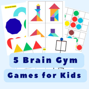 Brain Gym Activities Ages 3-6-Printable Games
