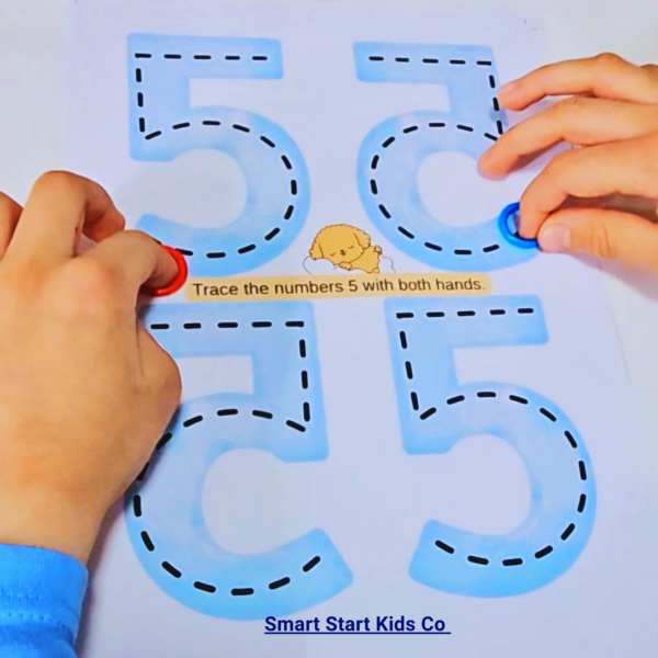 Brain gym activity for preschool kids with hand signs and alarm clock printable worksheet