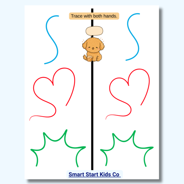Fine motor skills printable for preschoolers with hand movement activities