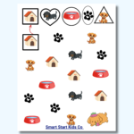 Colorful preschool brain gym worksheet with hand movement learning game