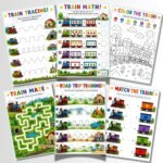 Printable travel games and worksheets for kids