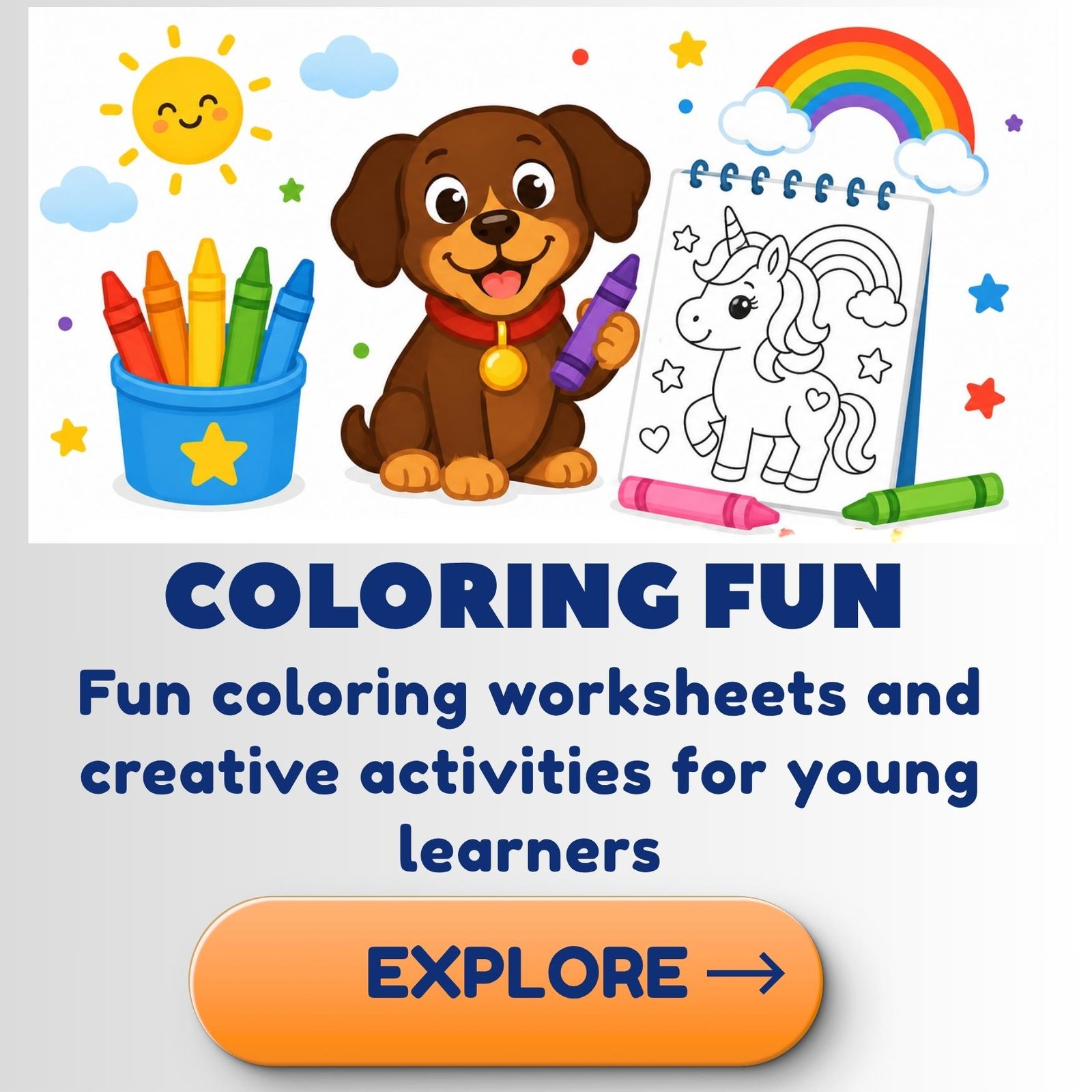 Coloring printable activities for preschool and kindergarten kids