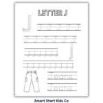 Alphabet tracing workbook printable PDF for kids ages 3-6