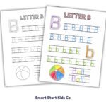 Printable letter tracing worksheet for preschool learning