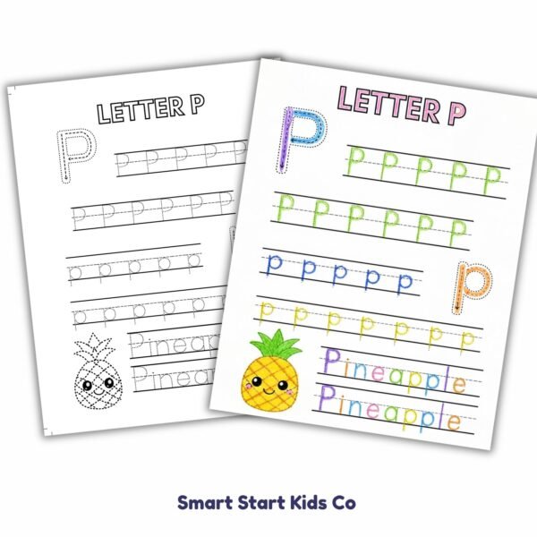 Uppercase and lowercase alphabet tracing worksheets