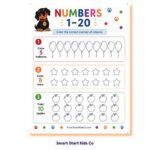 Numbers 1–20 Worksheets for Kindergarten | Printable Number Recognition Activities