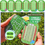 Printable Multiplication Table Keychain 1–12 for kids