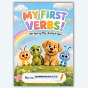 My First Verbs! | English Verb Worksheets for Kids